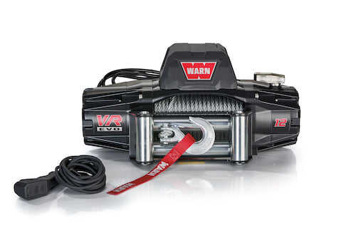 Warn VR EVO 12 Winch with Wire Rope - 12V